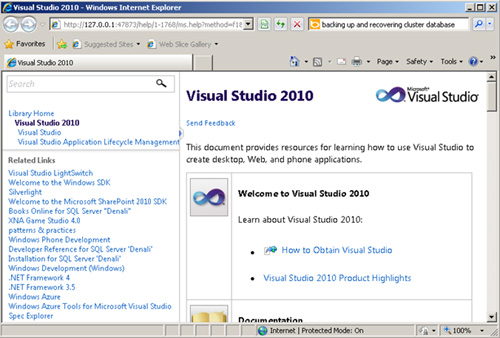 Si volvemos a intentar mostrar la ayuda de Visual Studio, el resultado será el esperado. Problema resuelto