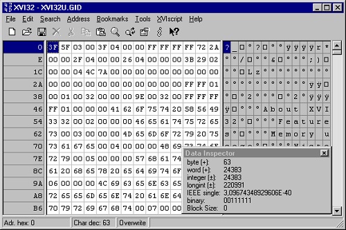 El editor hexadecimal XVI32 es una herramienta muy útil y sencilla de utilizar